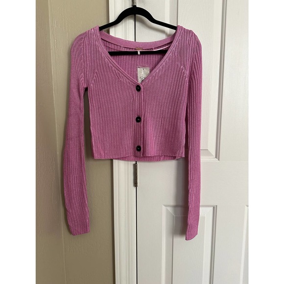 Free People Game On Cardigan NWT XS - Picture 3 of 6